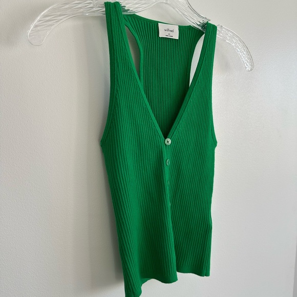 Wilfred Green Ribbed Tank Top - Picture 7 of 11